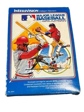 1979 Mattel Electronics Intellivision "Major League Baseball" Video Game
